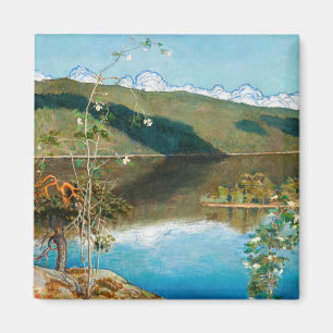 Íman Akseli Gallen-Kallela - Thunderclouds no Horizonte