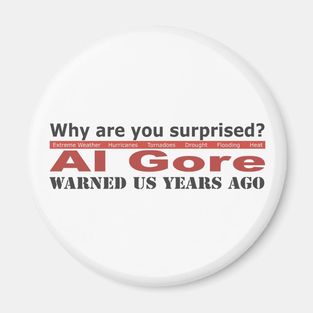 Íman Al Gore advertiu-nos (Frente)