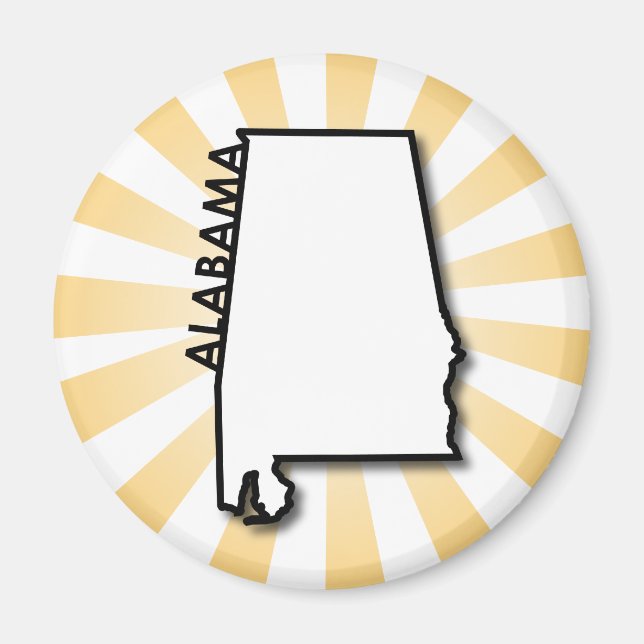 Íman Alabama Dourado Burst (Frente)