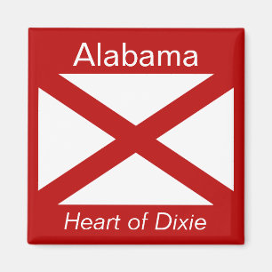 Íman Alabama Flag Magnet
