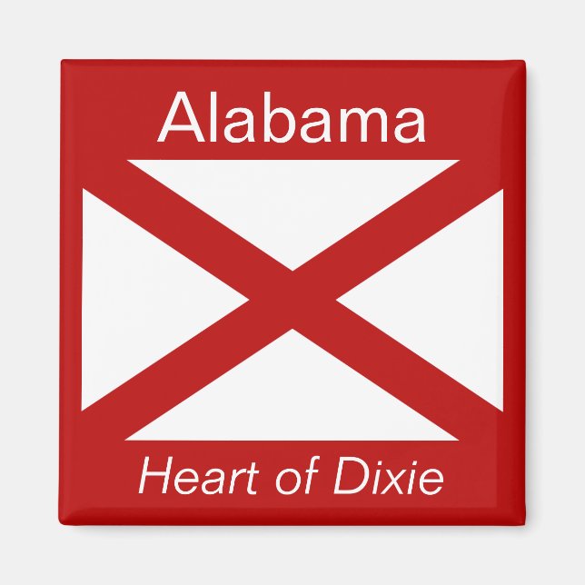 Íman Alabama Flag Magnet (Frente)