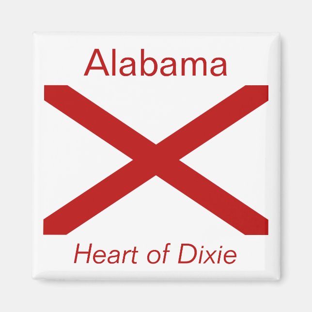 Íman Alabama Flag Magnet (Frente)