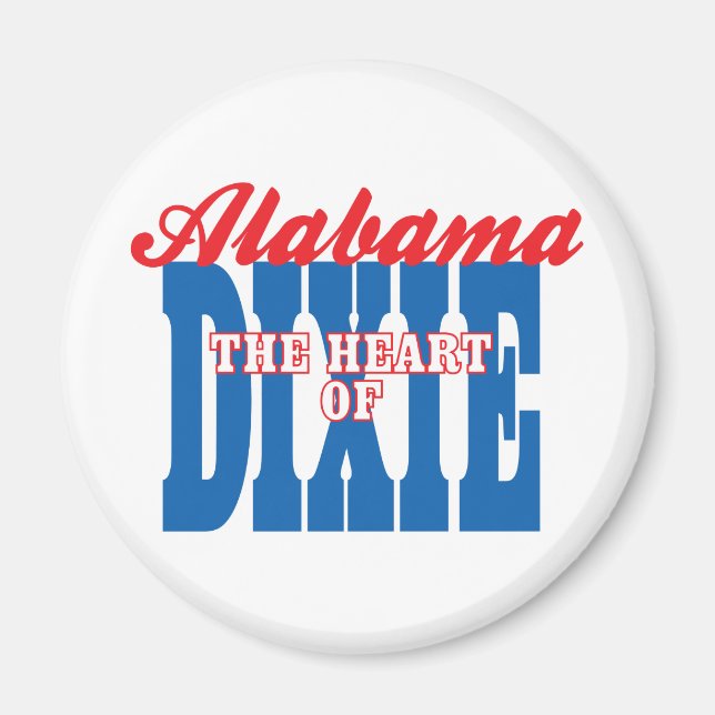 Íman Alabama Heart of Dixie (Frente)