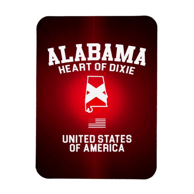 Íman Alabama Heart of Dixie (Vertical)