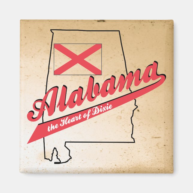 Íman Alabama Heart of Dixie (Frente)