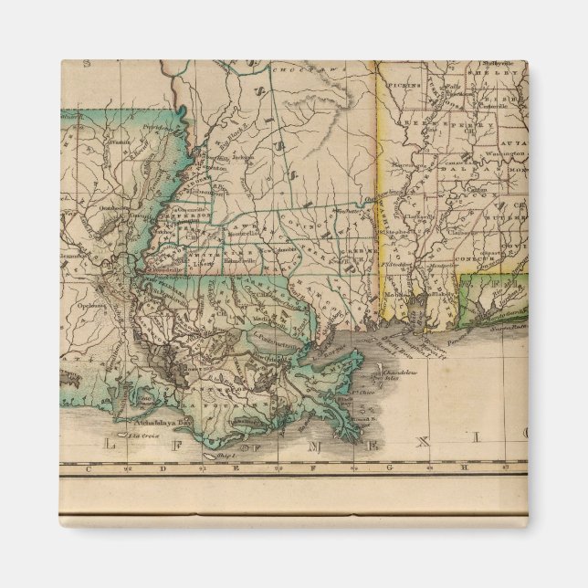 Íman Alabama, Mississippi, Louisiana (Frente)