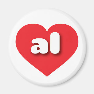 Íman Alabama Red Heart - mini amor