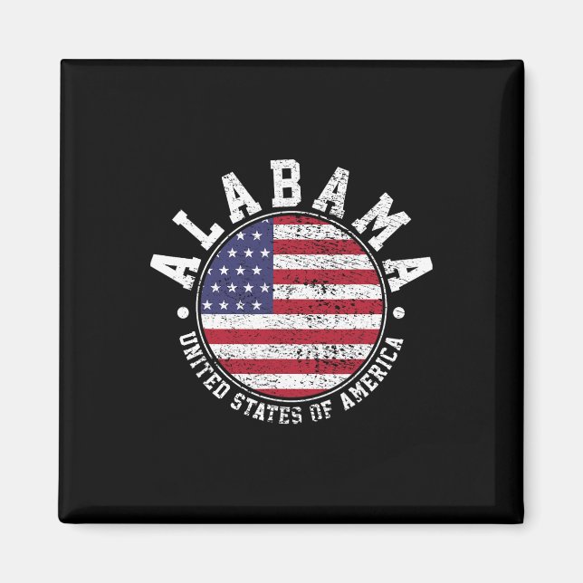 Íman Alabama Vintage (Frente)