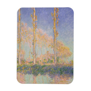 Íman Álamos, paisagem impressionista, Claude Monet