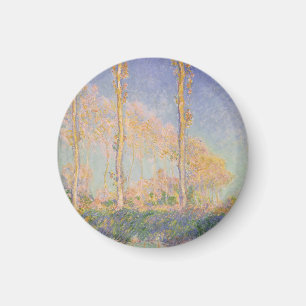 Íman Álamos, paisagem impressionista, Claude Monet