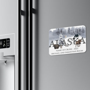 Íman Alaska Cruise, Cruzando, Porta do Urso Personaliza