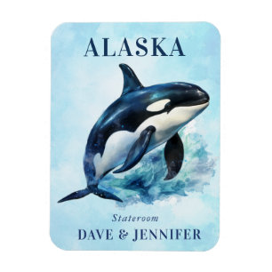 Íman Alaska Cruise Ship Stateroom Magnet