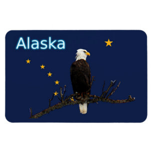 Íman Alaska Eagle E Flag