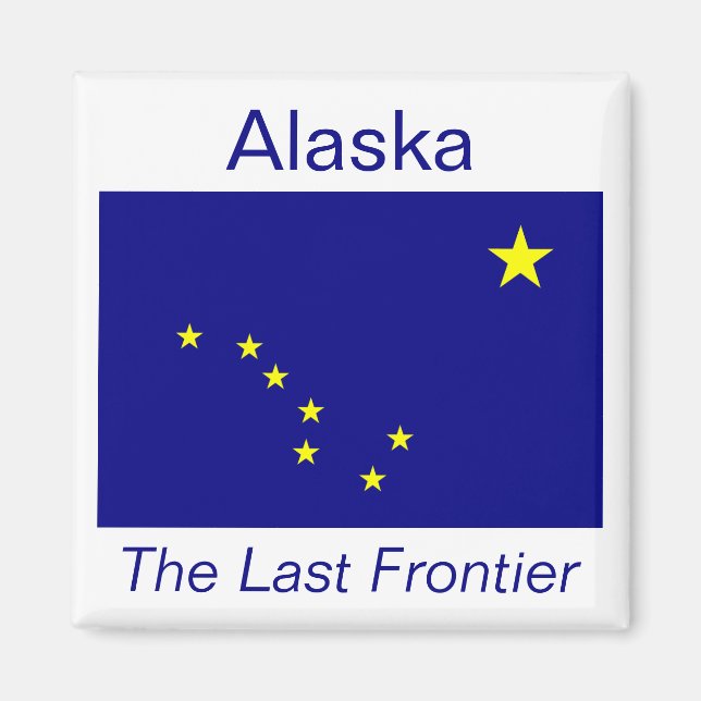 Íman Alaska Flag Magnet (Frente)