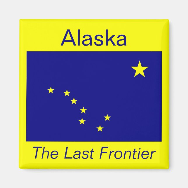 Íman Alaska Flag Magnet (Frente)