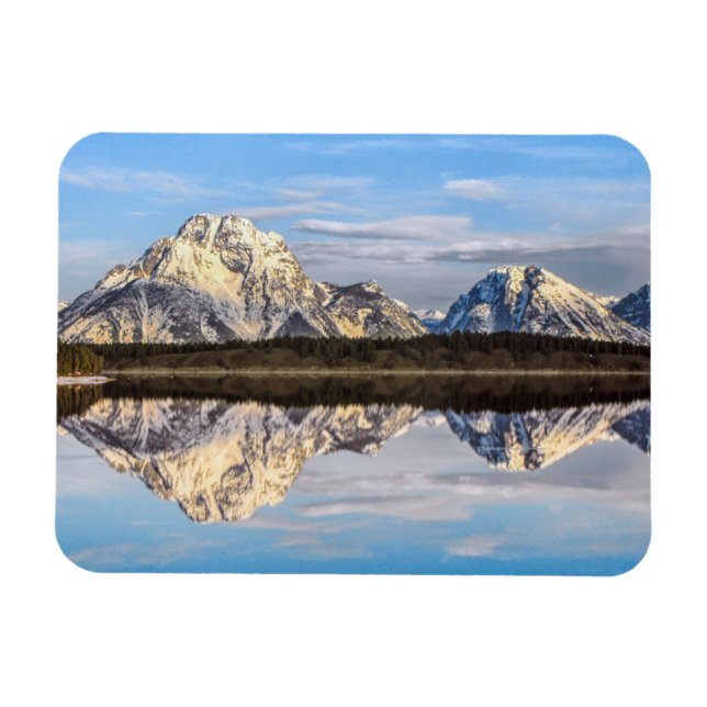 Íman Alaska Mountain Refletion Photo (Horizontal)