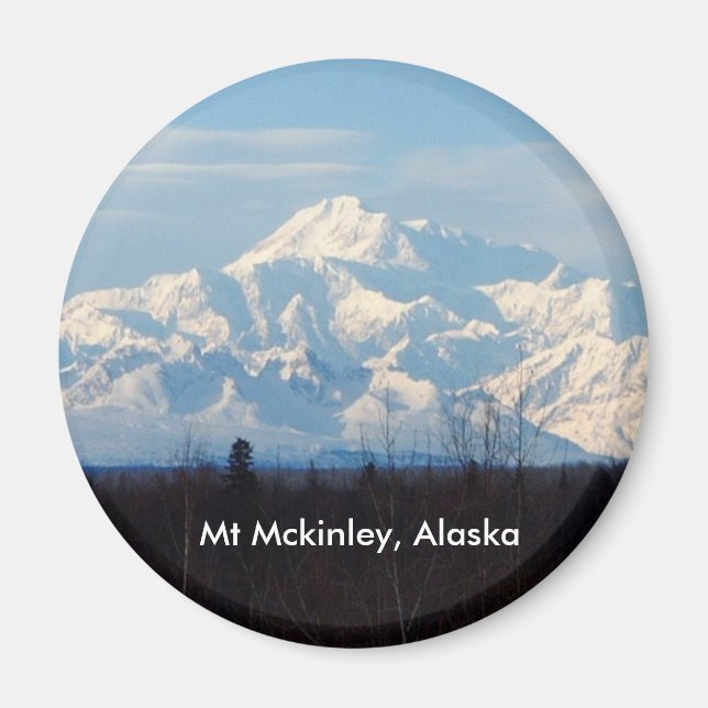 Íman Alaska, Mt Mckinley, Denali, (Frente)