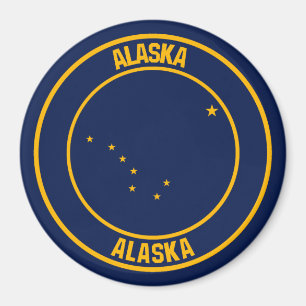Íman Alaska Round Emblem