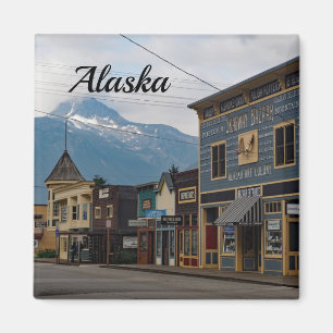 Íman Alaska Skagway Town Buildings Photo
