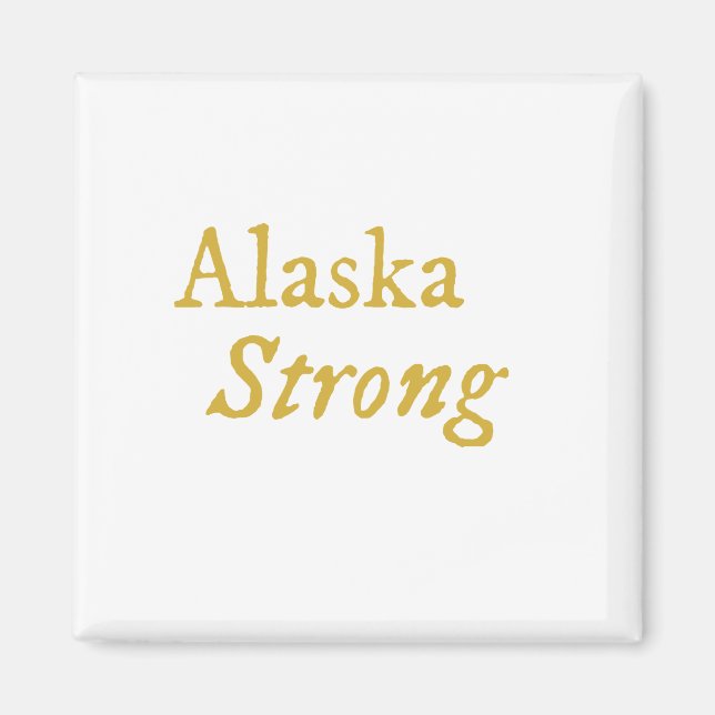 Íman Alaska Strong (Frente)