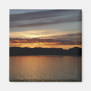 Íman Alaskan Sunset II Belo Alasca Fotografia