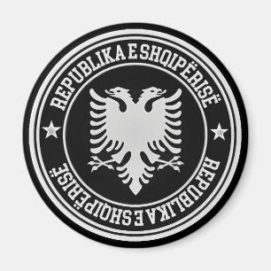 Íman Albânia Round Emblem