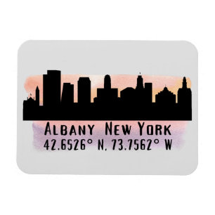 Íman Albany NY City Skyline
