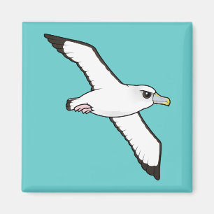 Íman Albatroz tímido de Birdorable em vôo