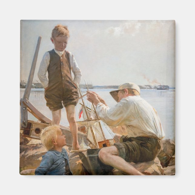 Íman Albert Edelsense - Construtores de navios (Frente)
