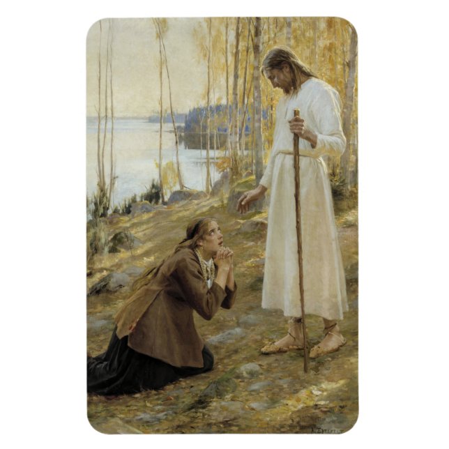 Íman Albert Edelsense - Cristo e Mary Magdalene (Vertical)