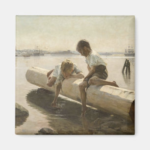 Íman Albert Edelsense - Dois meninos em um registro
