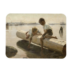 Íman Albert Edelsense - Dois meninos em um registro