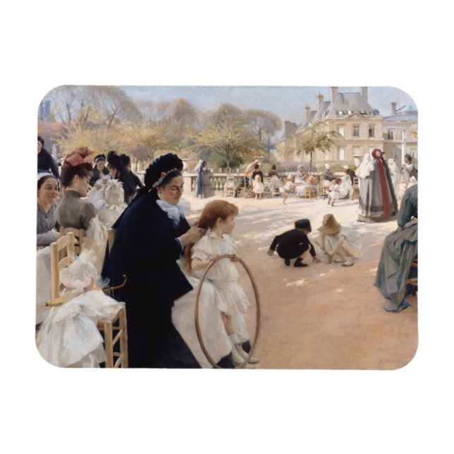 Íman Albert Edelsense - Jardins do Luxemburgo, Paris (Horizontal)