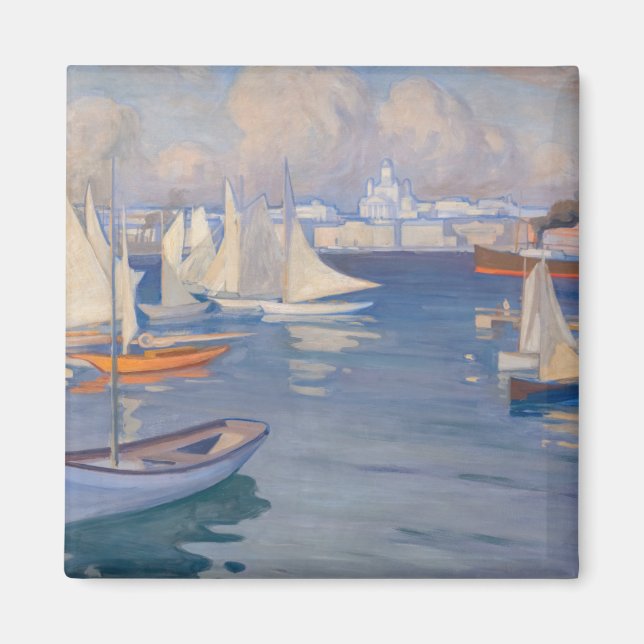 Íman Albert Edelsense - porto em Helsínquia (Frente)