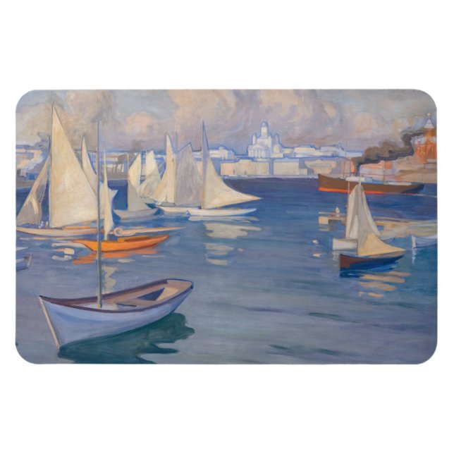Íman Albert Edelsense - porto em Helsínquia (Horizontal)