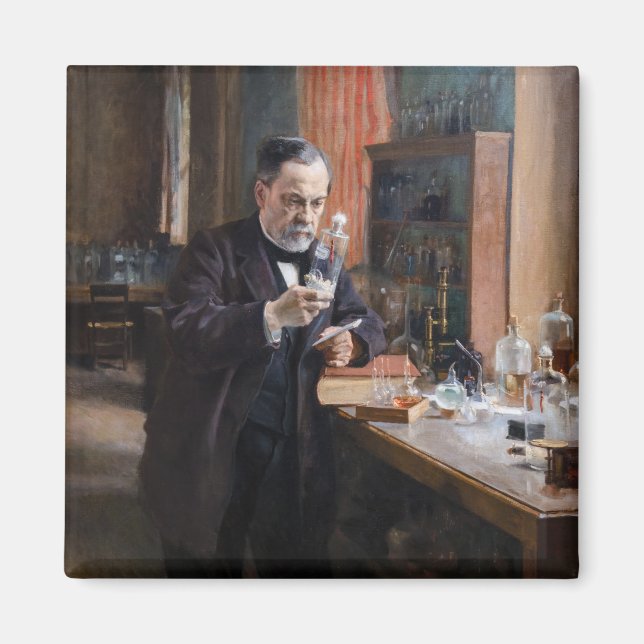 Íman Albert Edelsense - Retrato de Louis Pasteur (Frente)