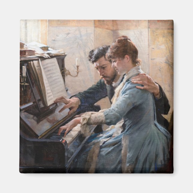 Íman Albert Edelsense - Tocando o Piano (Frente)