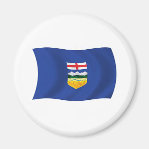 Íman Alberta Flag Magnet