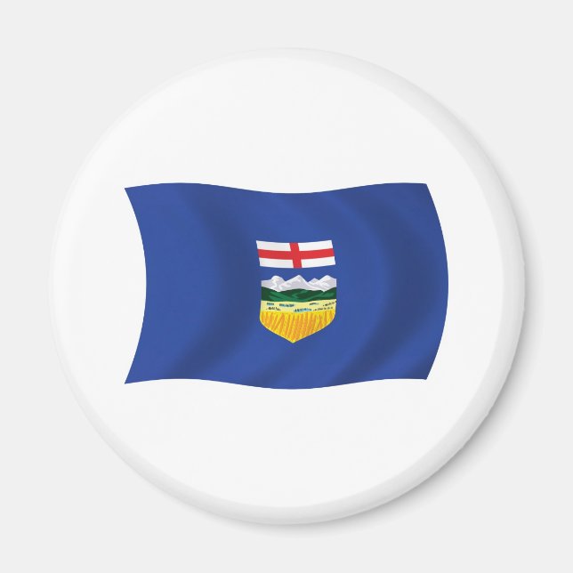Íman Alberta Flag Magnet (Frente)