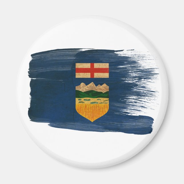 Íman Alberta Flag Magnets (Frente)