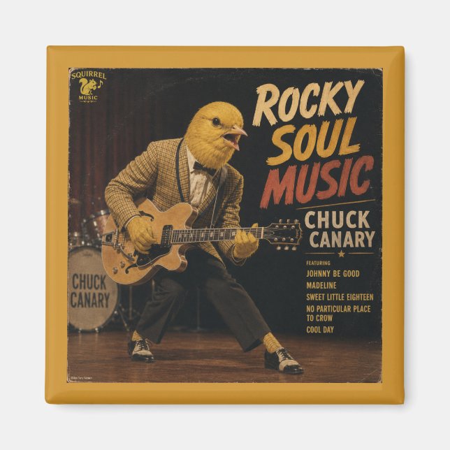 Íman Álbum de Chuck Canary: uma Paródia (Frente)