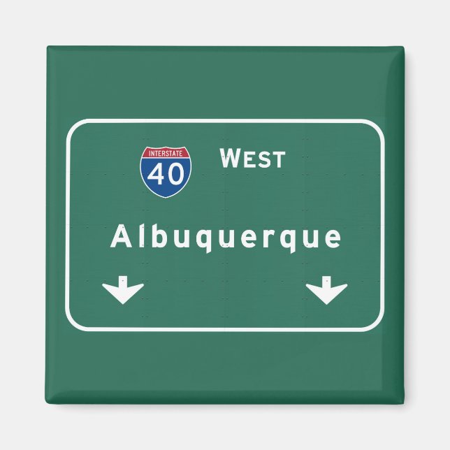Íman Albuquerque Novo México - Estrada Interestadual de (Frente)