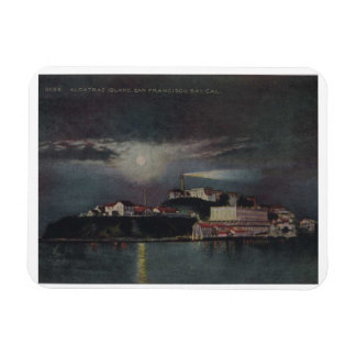 Íman Alcatraz à noite, São Francisco, Vintage