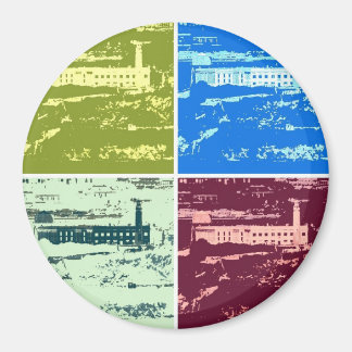 Íman Alcatraz Pop art Magnet