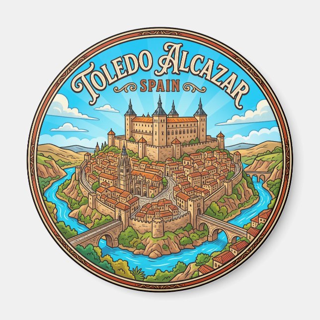 Íman Alcázar de Toledo Espanha (Frente)