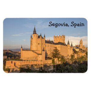Íman Alcazar em Segóvia, Espanha Premium Flexi Magnet