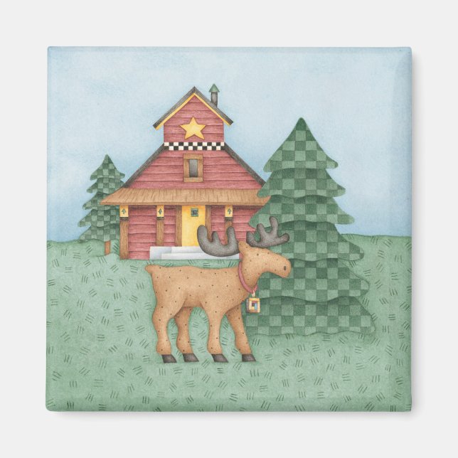 Íman Alce na Cabina (Frente)