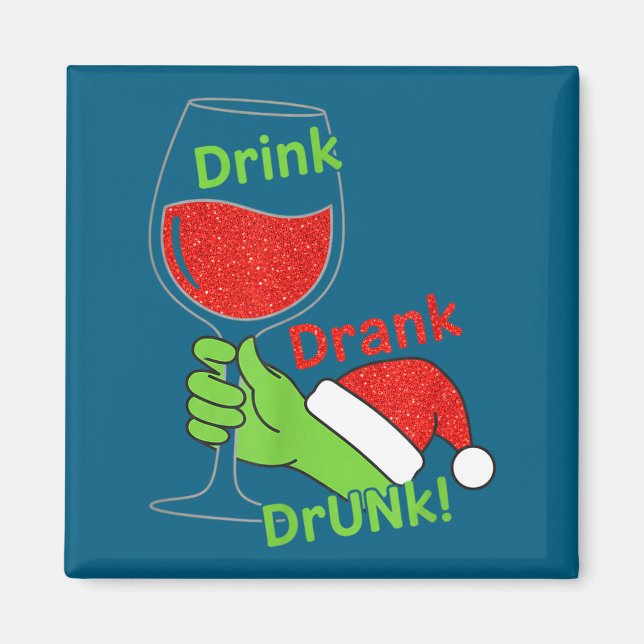 Íman Alcohol &amp; Tails Drink Drank Drunk! Funny Chris (Frente)