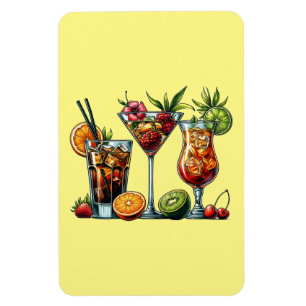 Íman Álcoois alcoólatras Bebidas ilustrações de cores