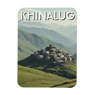 Íman Aldeia de montanha Khinalug no Azerbaijão